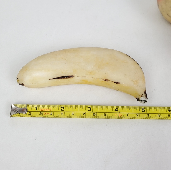 MCM Alabaster hand carved decorative fruit set - Picture 6 of 9